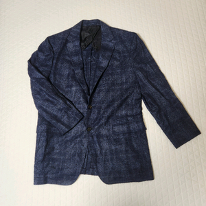 페라가모 네이비 체크 남성 자켓