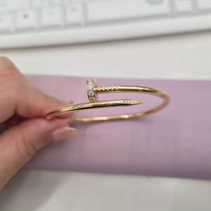 까르띠에 앵끌루 오리지널 클래식 핑크골드 다이아 18호