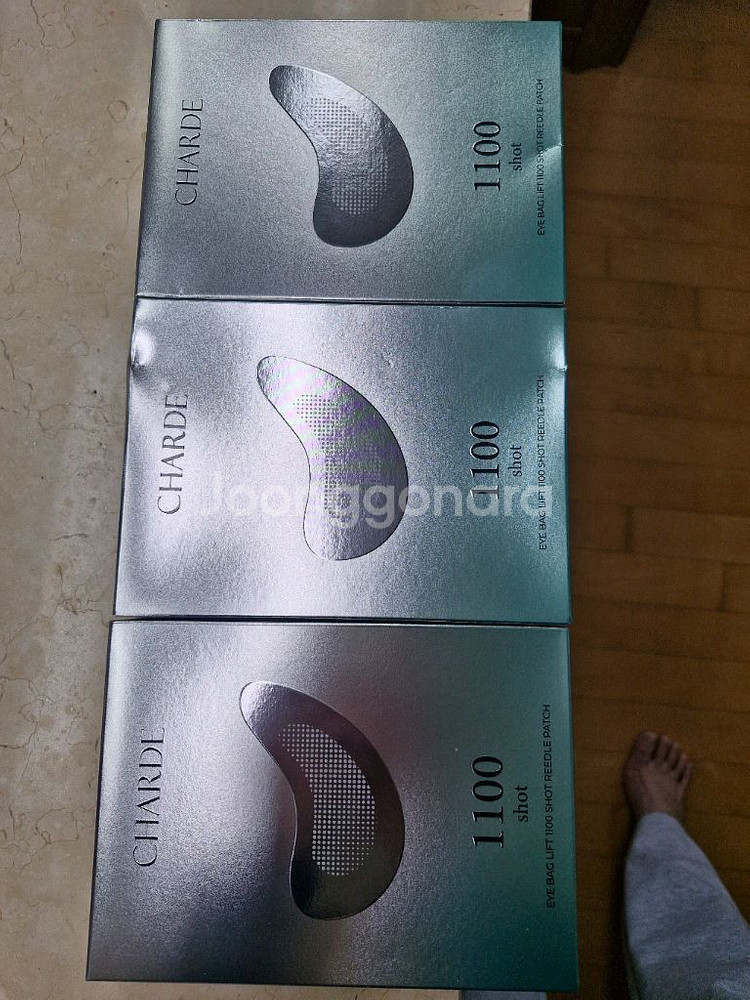 샤르드 아이백 리프트 1100샷 아이패치 4개입 3통 총 12개--0