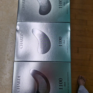 샤르드 아이백 리프트 1100샷 아이패치 4개입 3통 총 12개