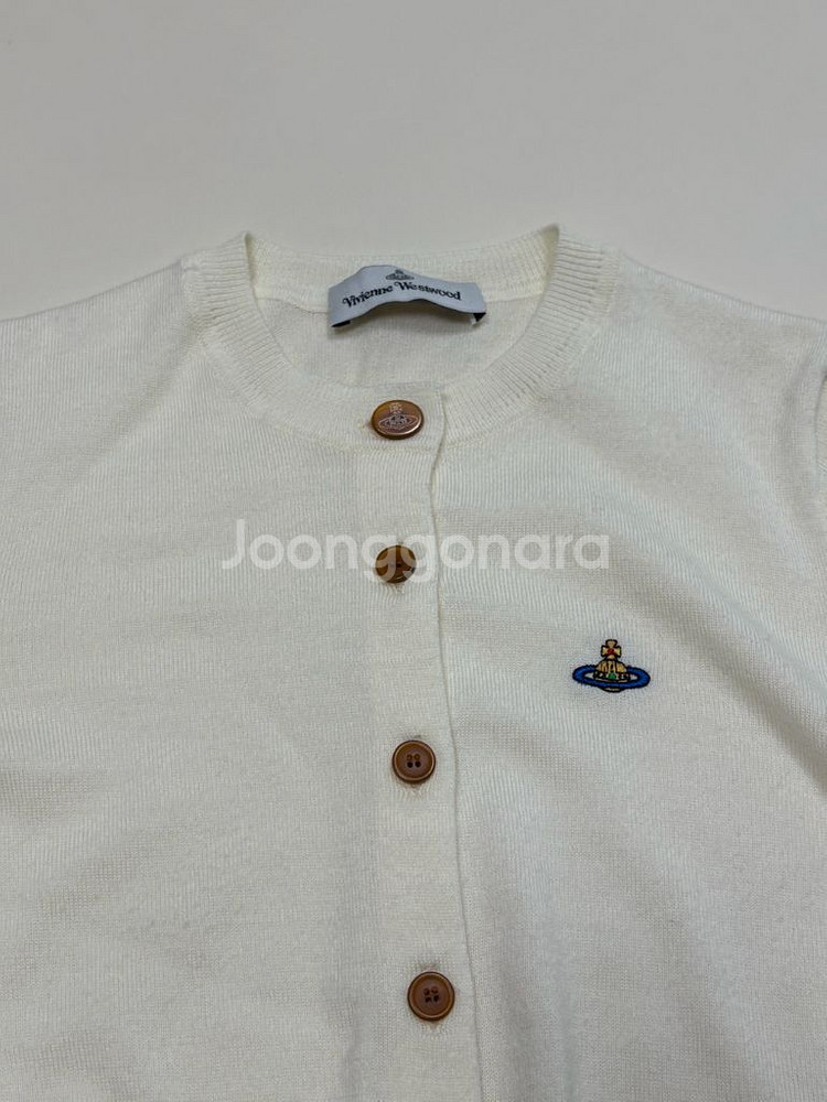 비비안웨스트우드 베아 가디건 아이보리 스몰--7