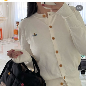 비비안웨스트우드 베아 가디건 아이보리 스몰