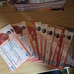 서울sk나이츠 10-11시즌 지류티켓