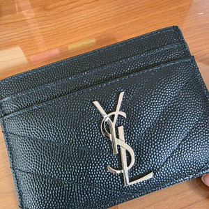 생로랑 YSL 로고 카드지갑