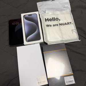 [개인판매] 아이폰15 PRO 프로맥스 256GB 블루티타늄 팝니다.