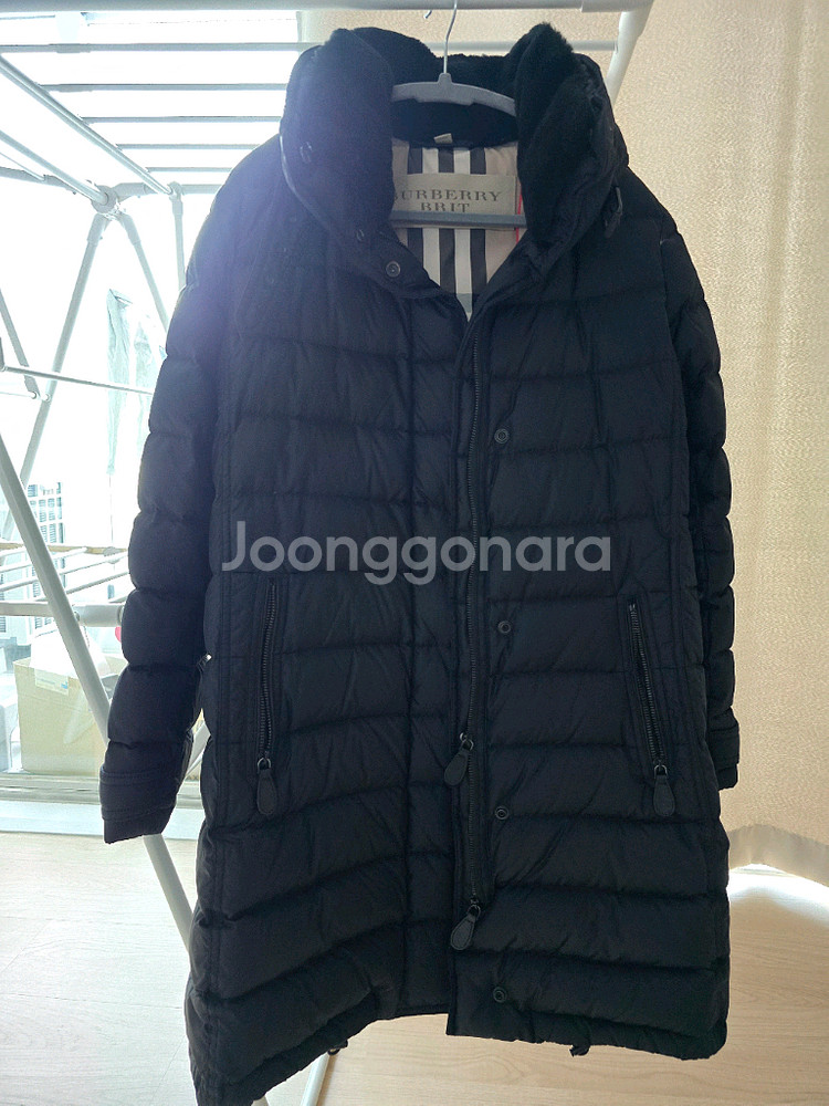 버버리 브릿 여성 롱패딩--0