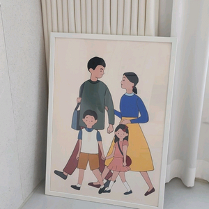 밀크하우스 일러스트 인테리어 액자