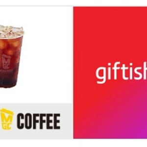 메가커피 아이스 아메리카노 기프티콘(2장)