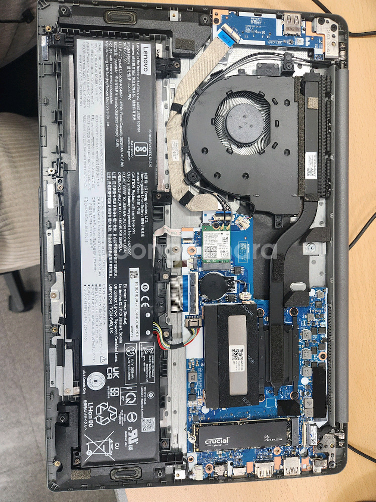 레노버 아이디어패드 3 노트북 부품용 팝니다--3