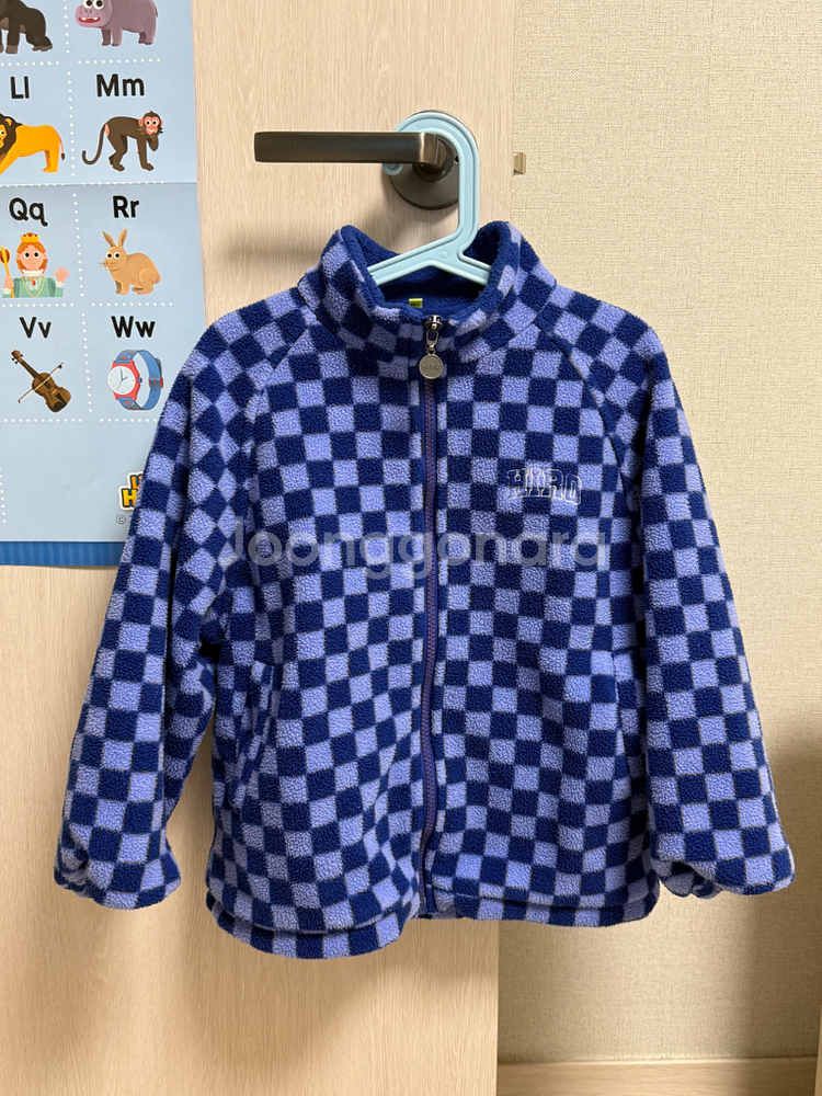 히로 체크 플리스 아동 점퍼 130--0