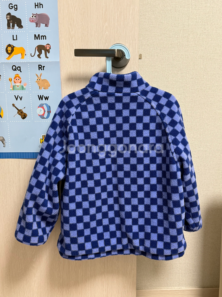 히로 체크 플리스 아동 점퍼 130--1