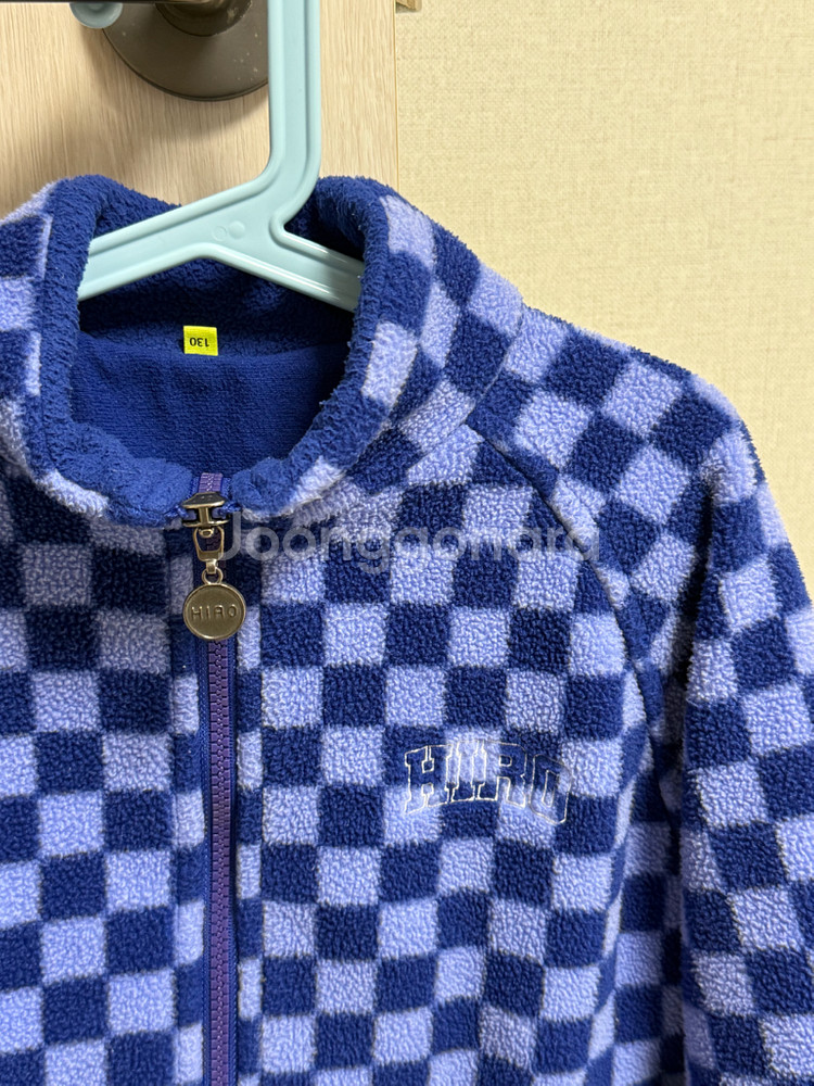 히로 체크 플리스 아동 점퍼 130--2