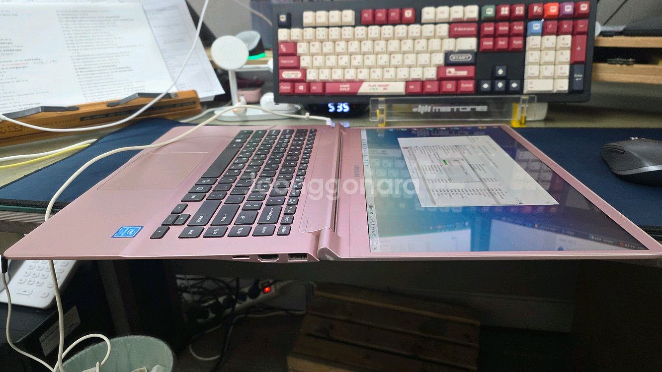 삼성노트북9 핑크NT900X5H(15인치, FHD,인텔6세대,초슬림노트북)자녀용.업무용.비지니스용.출장용.--2