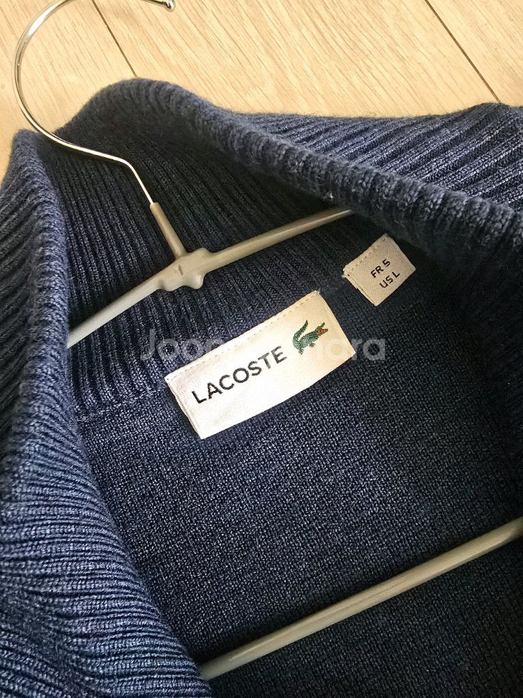 라코스테 니트 집업 가디건 105--6