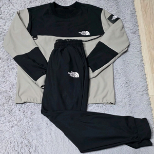 노스페이스 맨투맨 기모 트레이닝복 세트