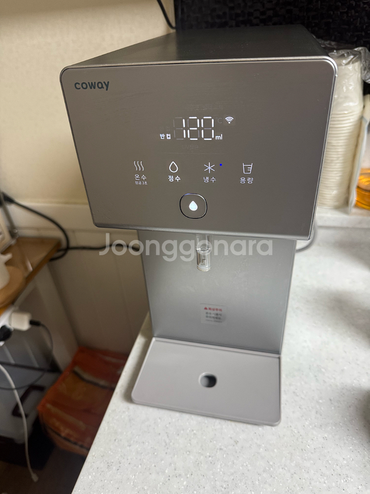코웨이 CHP-7211N 트러플 실버 냉온정수기 팝니다--0