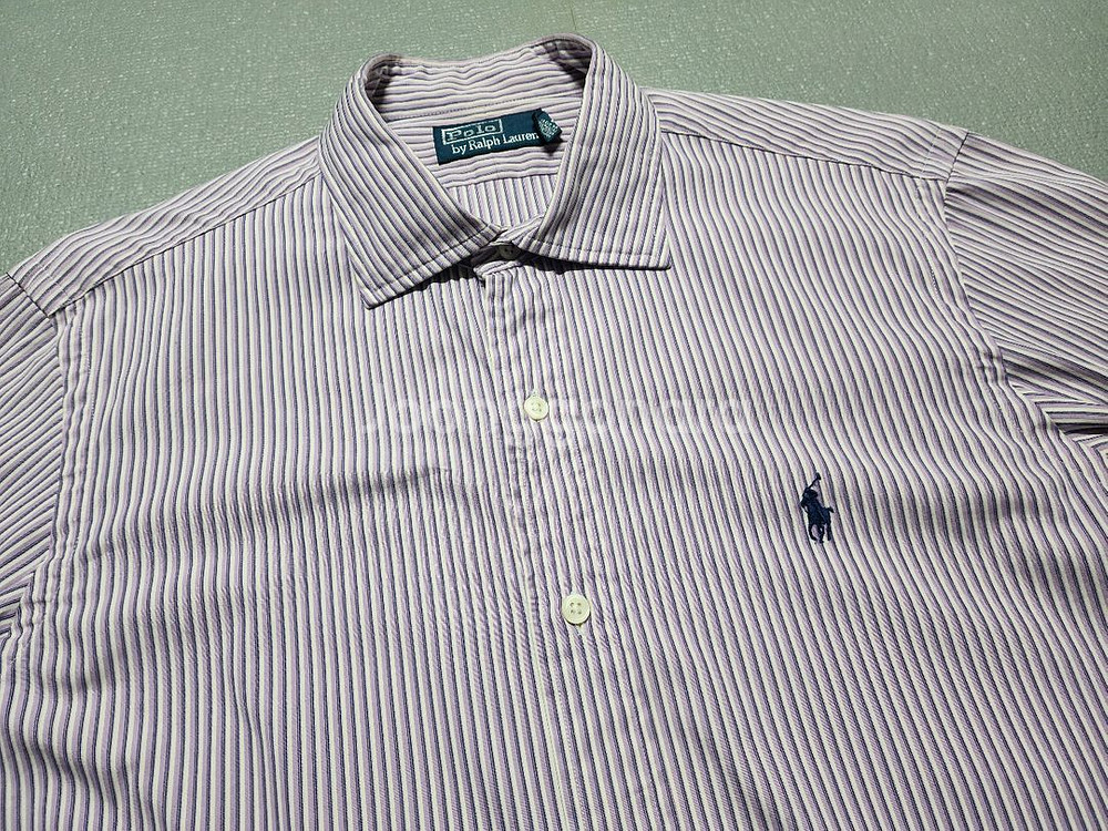 폴로 랄프로렌 스트라이프 긴팔 셔츠--1