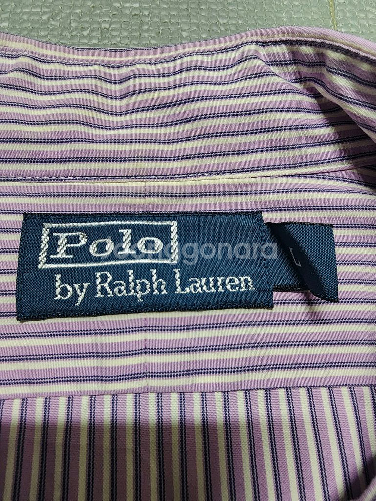 폴로 랄프로렌 스트라이프 긴팔 셔츠--3