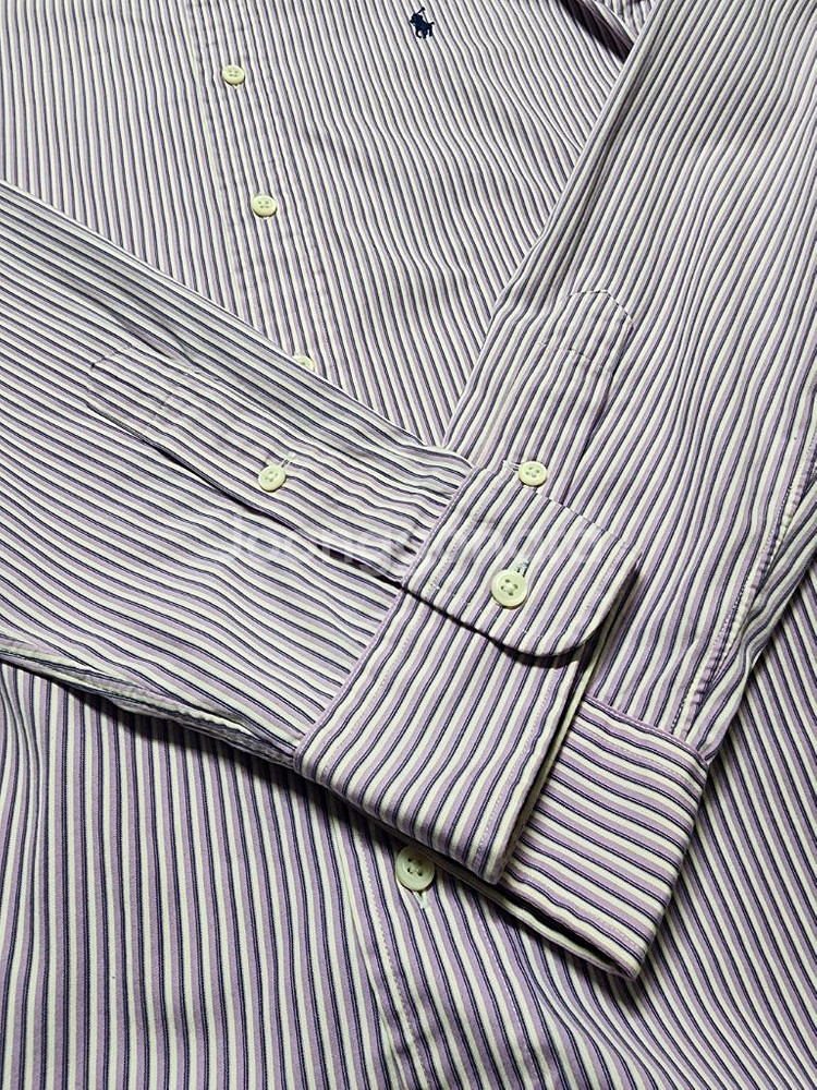 폴로 랄프로렌 스트라이프 긴팔 셔츠--6