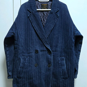 풀앤베어 데님 헤링본 헤비코트 S사이즈