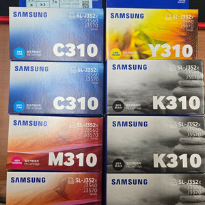 [정품잉크/새상품/미개봉] 삼성잉크 K310, C310, Y310, M310 일괄처분합니다.