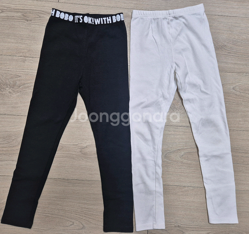 [새상품]치크(cheek) 140사이즈 퍼 망또 세트+(드림)레깅스2개--5