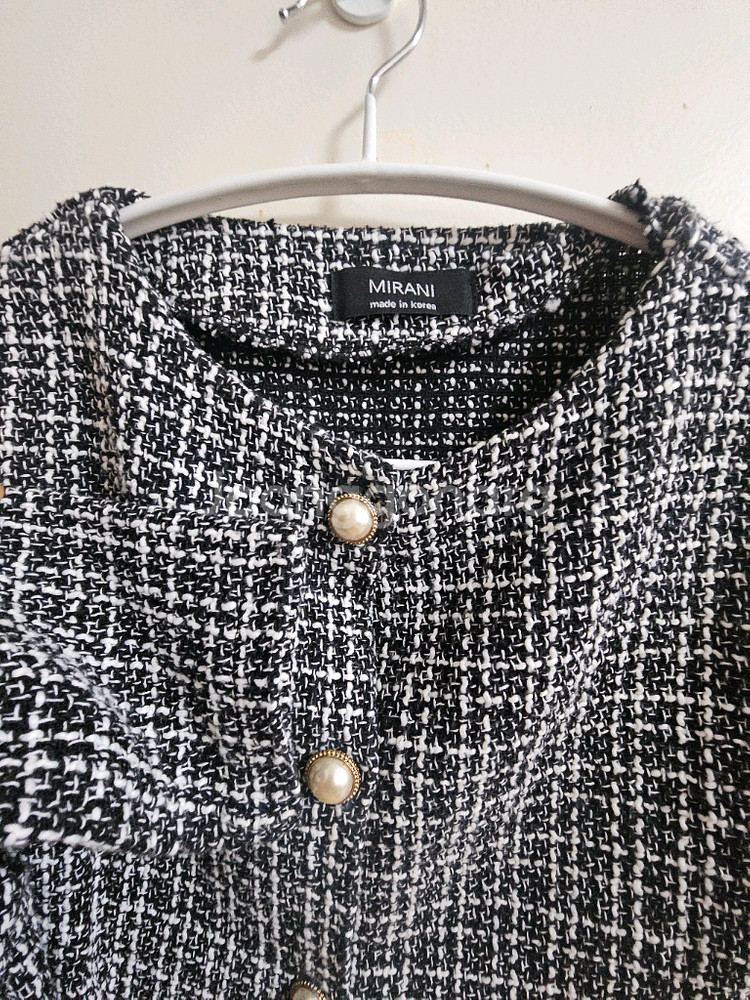 made in korea 미라니 트위드 셋업 (자켓+스커트) 옷장정리--1