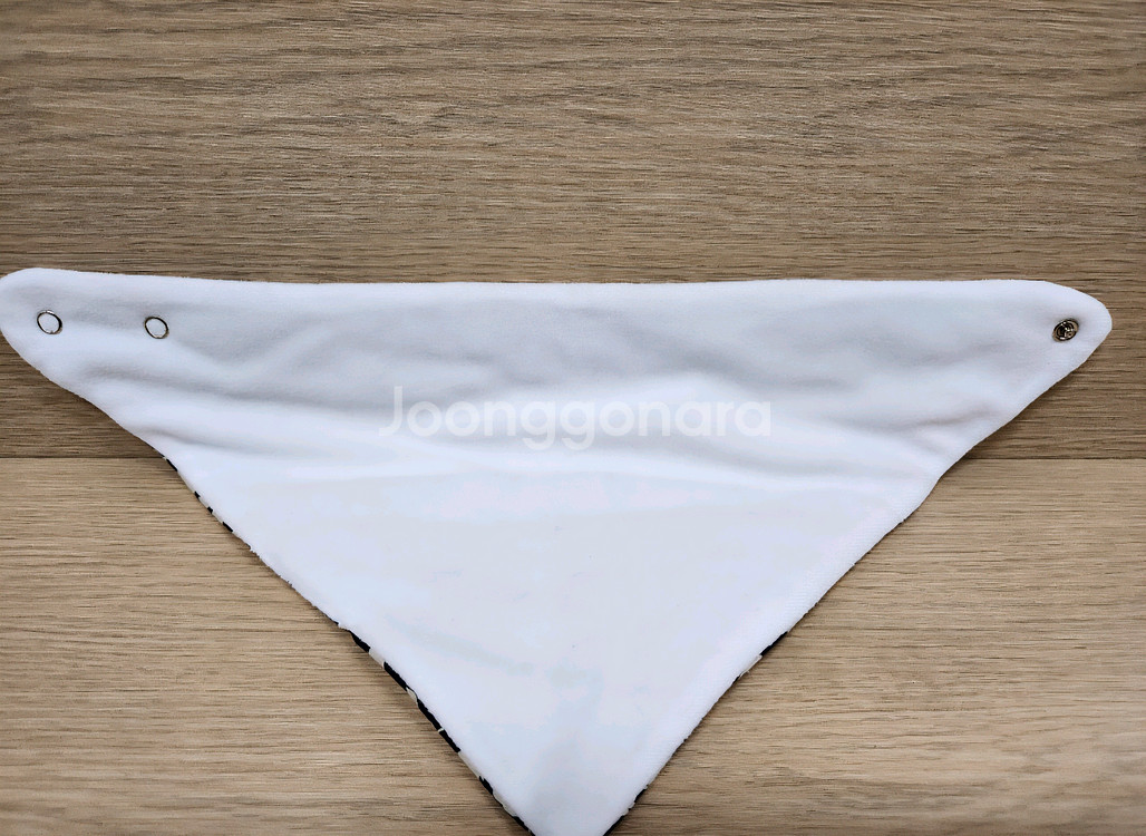 [새제품] 면 목도리(턱받이) & 면 마스크 세트 (유아용 아동용)--2