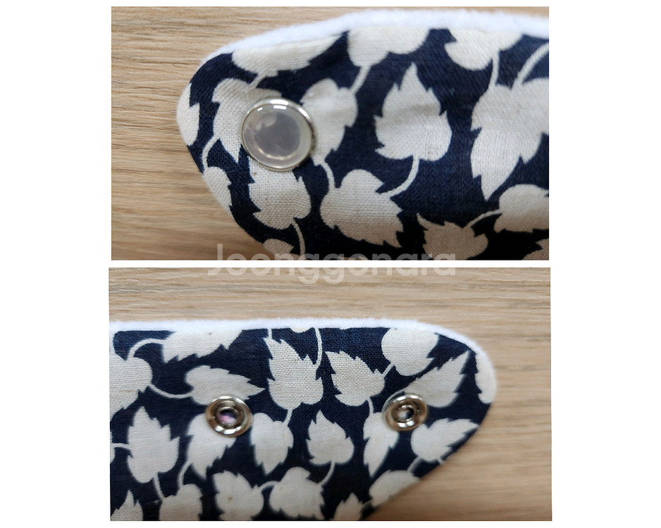 [새제품] 면 목도리(턱받이) & 면 마스크 세트 (유아용 아동용)--5