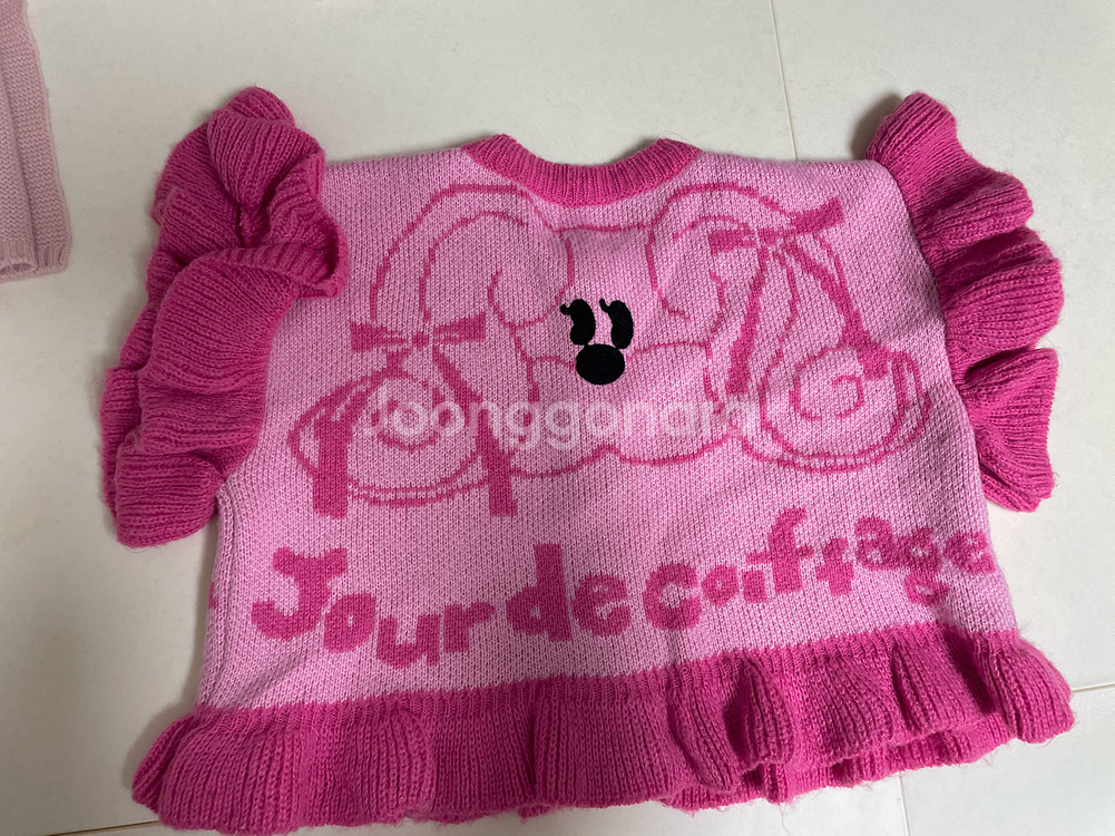 베베베베 유아 니트조끼 베스트 s--1