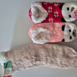 여성용 수면 양말 3켤레 세트