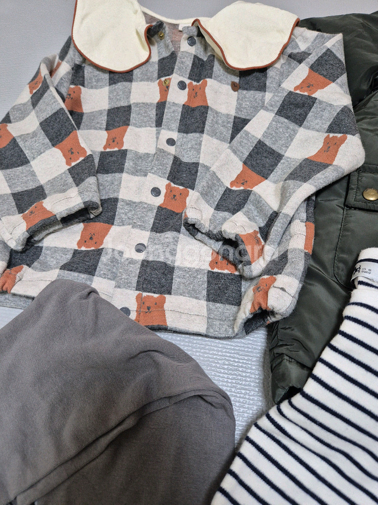 블루독베이비 패딩 가디건 등 일괄--2