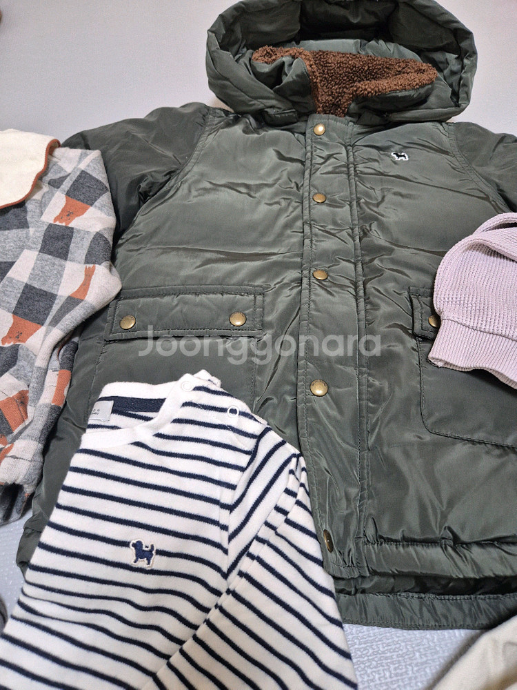 블루독베이비 패딩 가디건 등 일괄--1