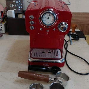 플랜잇 반자동 에스프레소 커피머신 PCM-F15R (바텀리스 포터필터)