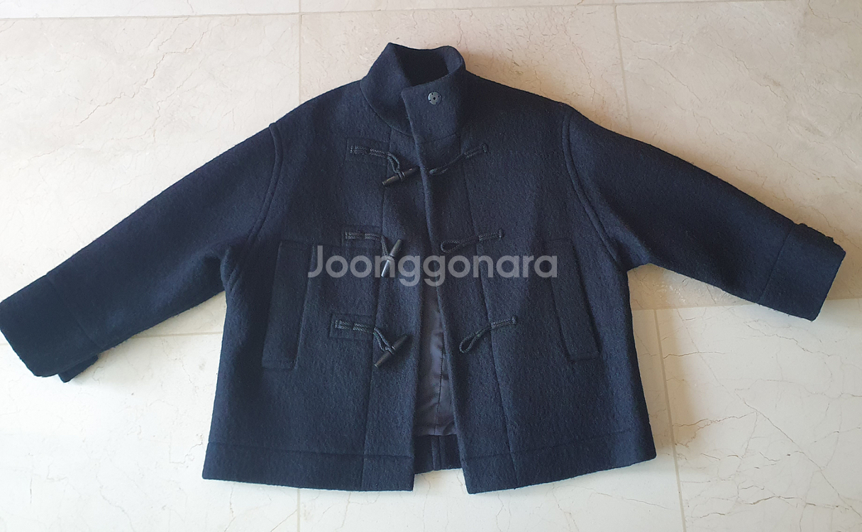 리파인드 902 hairy wool duffle half coat 헤어리 울 더플 하프 코트 네이비--0