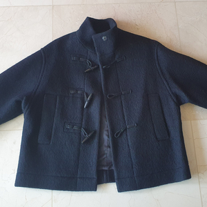 리파인드 902 hairy wool duffle half coat 헤어리 울 더플 하프 코트 네이비