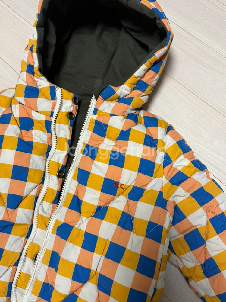 보보쇼즈 아동 양면패딩 110 4-5 남여공용--4