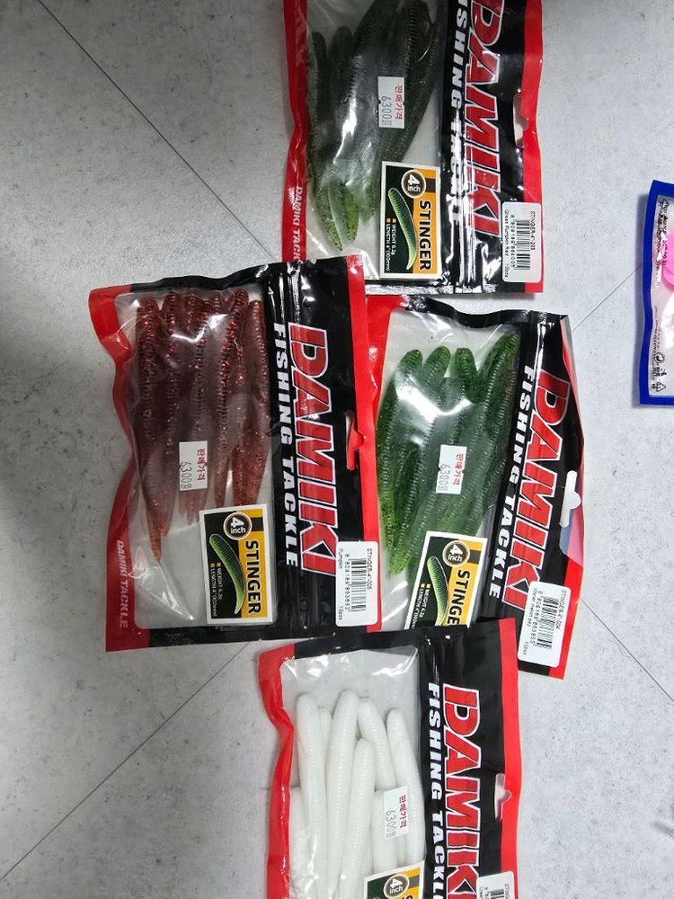 배스낚시 웜, ,지그헤드 , 훅 일괄 팝니다 이미지