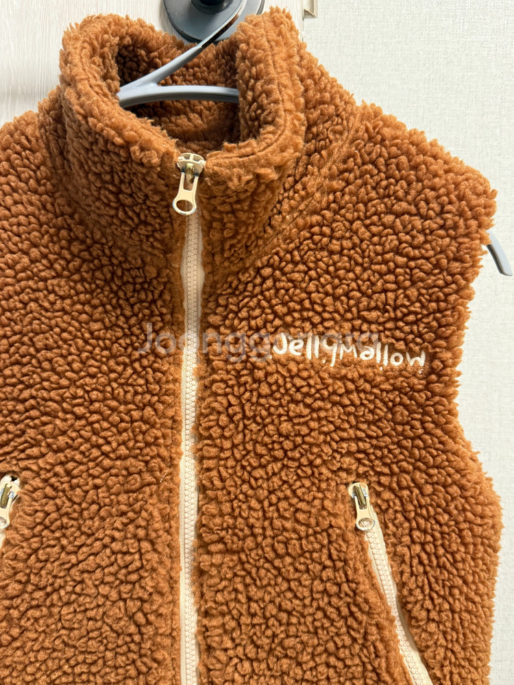 젤리멜로 키즈 뽀글이 패딩조끼 130--2