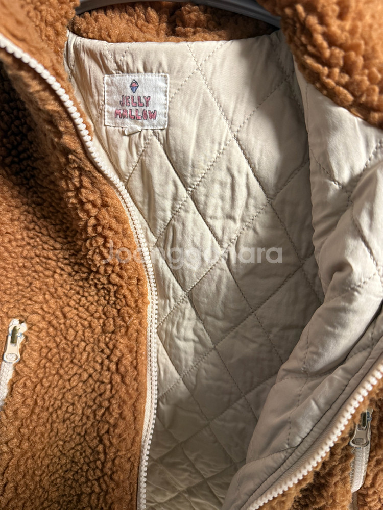 젤리멜로 키즈 뽀글이 패딩조끼 130--3