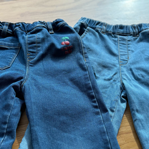 여아 청바지 6벌 세트