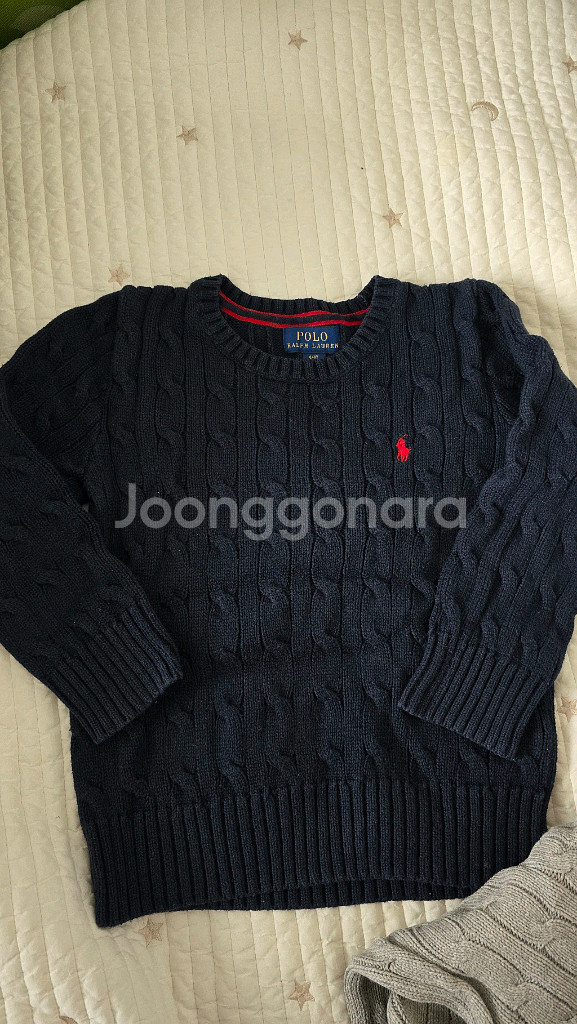 폴로 랄프로렌 케이블 니트 스웨터 2벌 세트--2