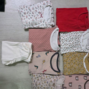 피카부 실내복 일괄 6-7세용