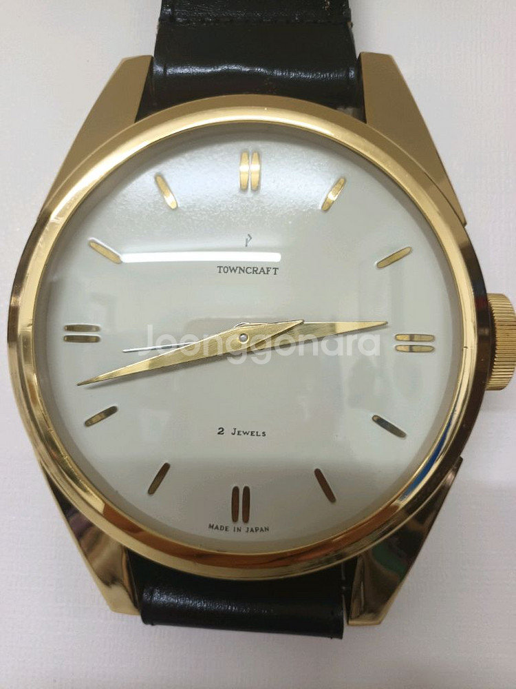 빈티지 골드 케이스 태옆 벽시계--1