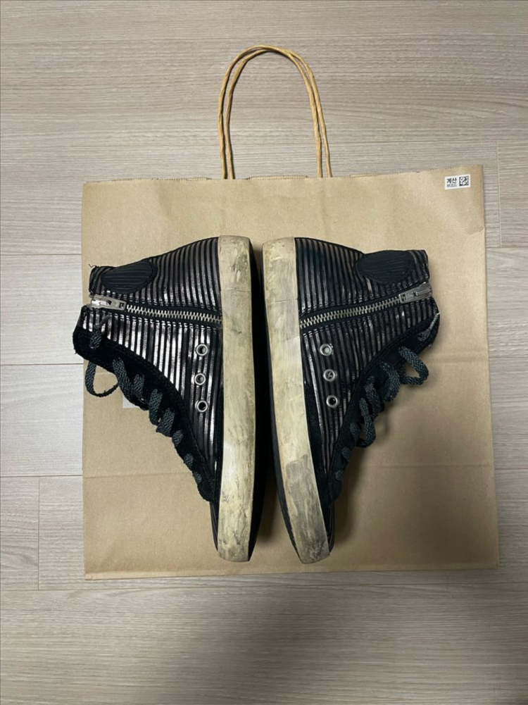 골든구스 하이탑 36사이즈--4