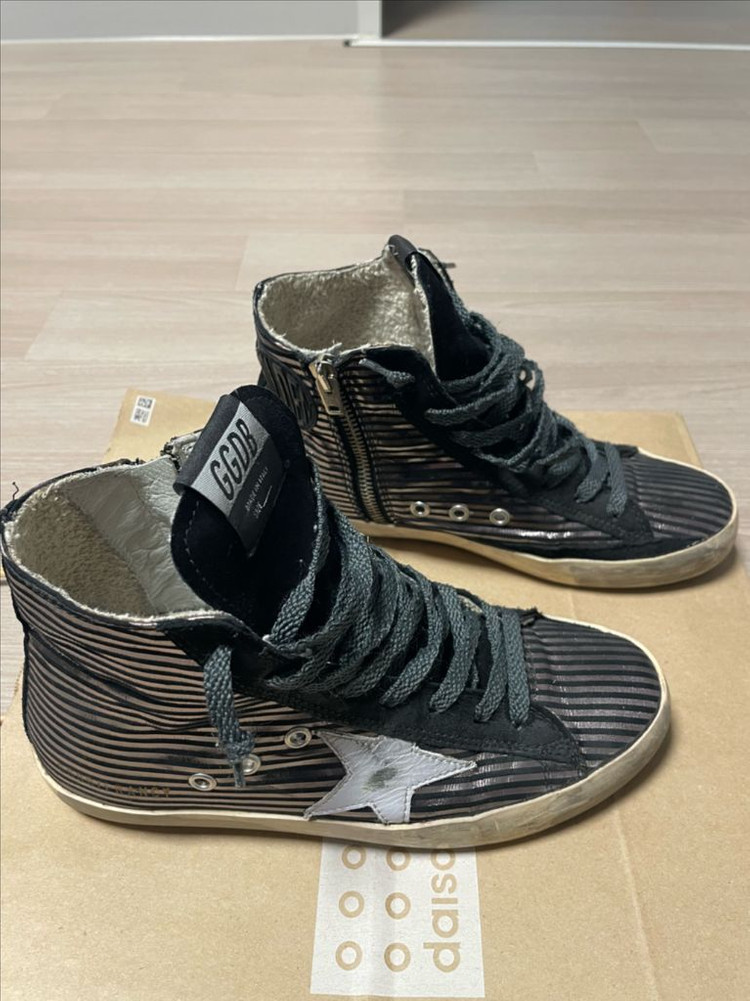 골든구스 하이탑 36사이즈--3