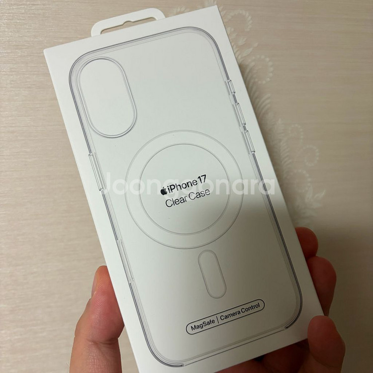 아이폰17 애플 정품 투명 케이스 새상품--0