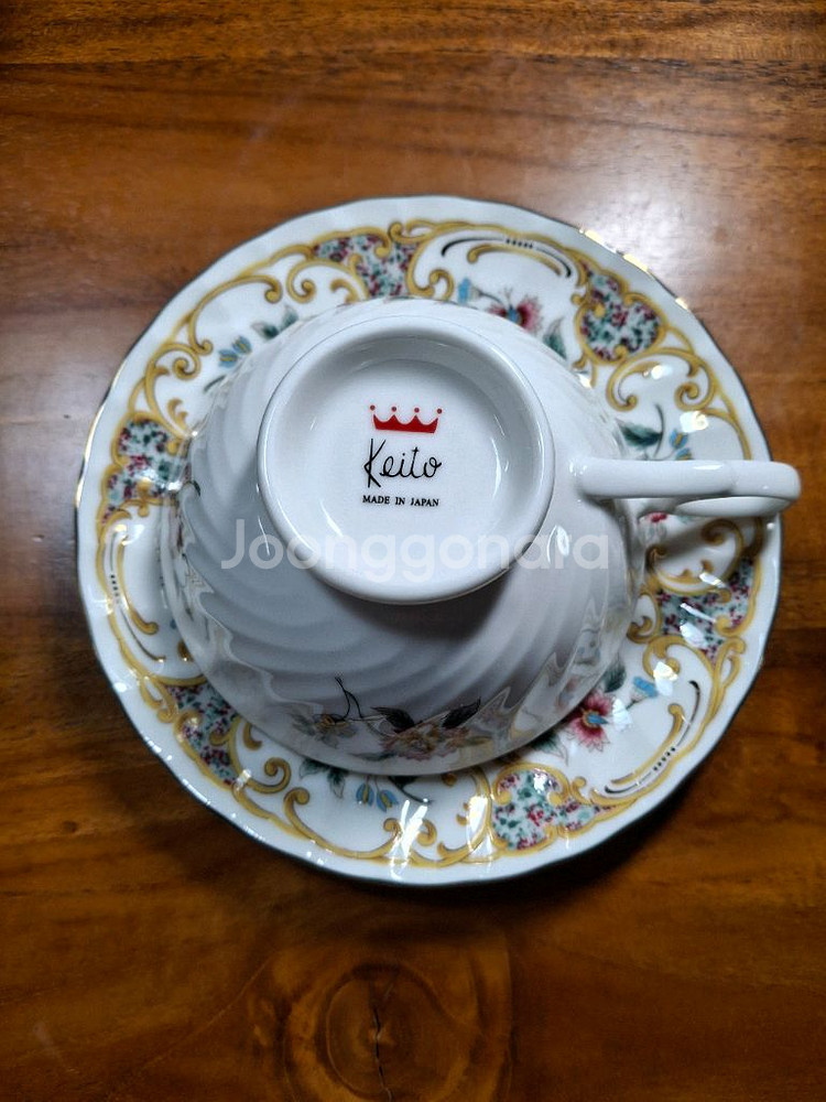 일본 명품 Keito 찻잔, 소서 4세트--2