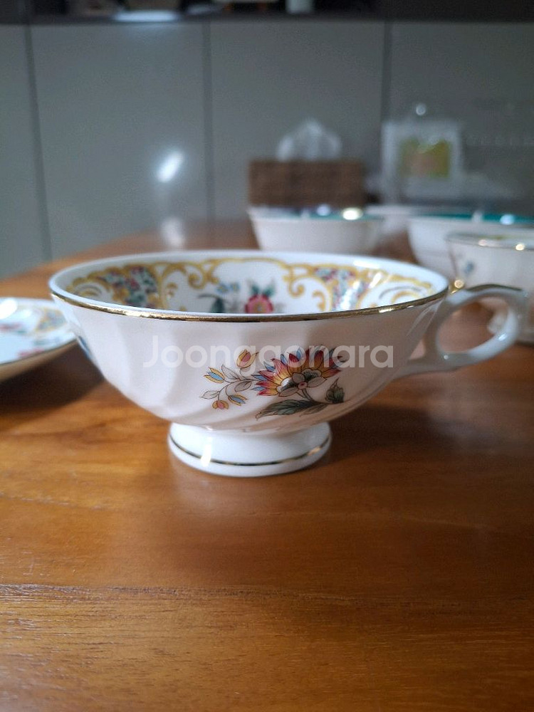 일본 명품 Keito 찻잔, 소서 4세트--7