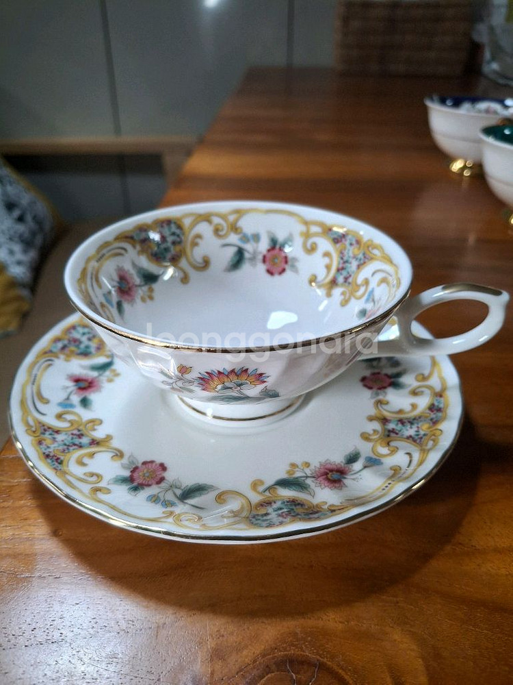 일본 명품 Keito 찻잔, 소서 4세트--8